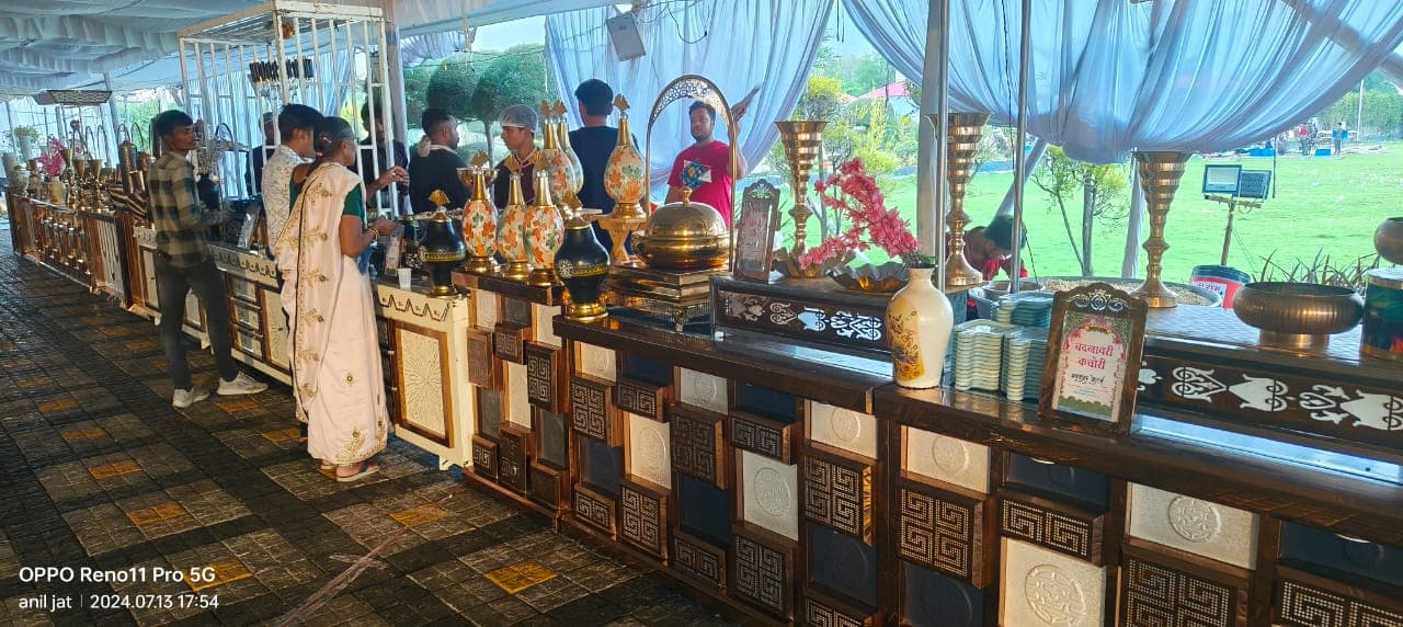 Event décor styling by the Prachiti Caterers team — Prachiti Caterers, Indore