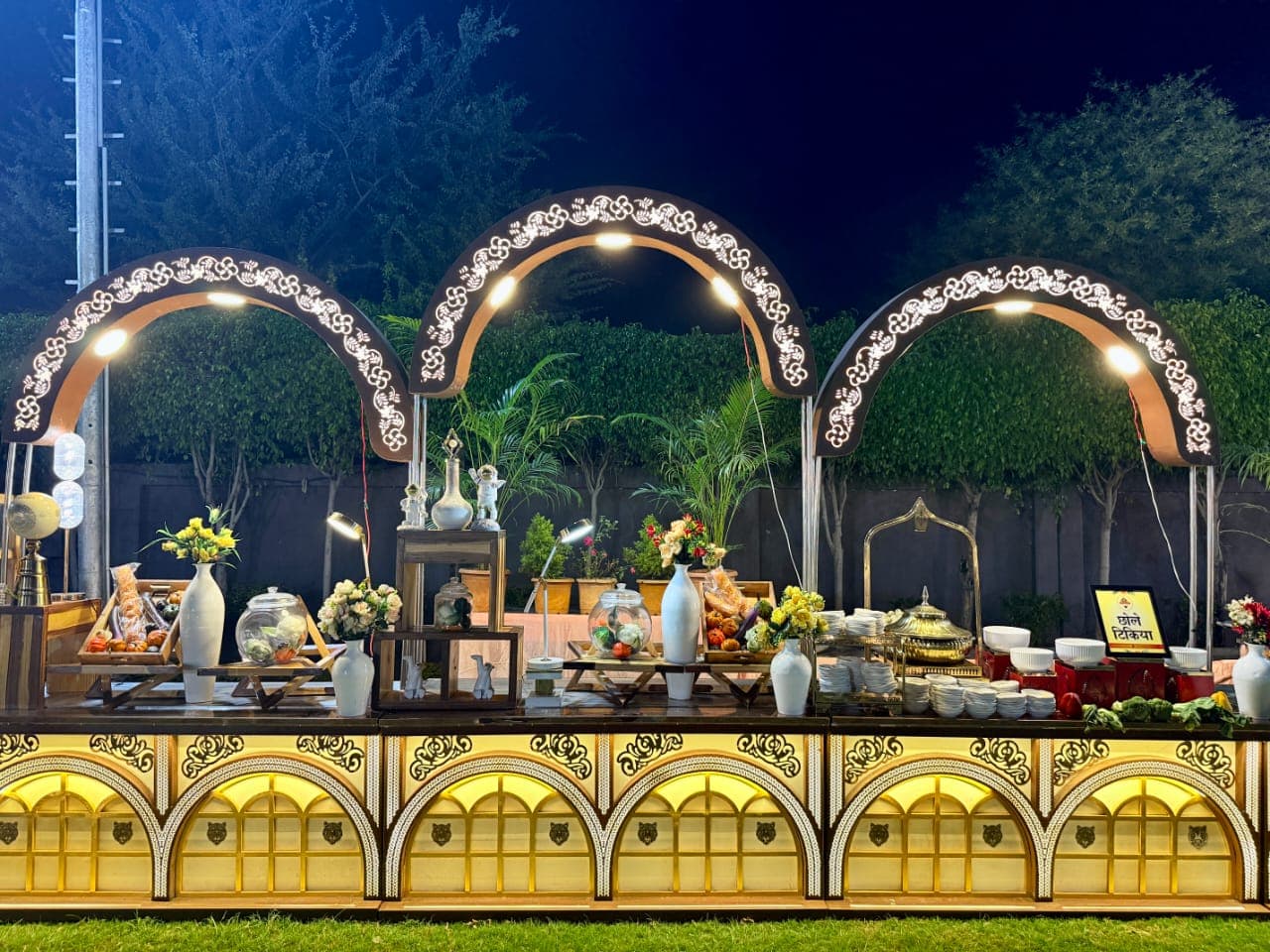 Event décor styling by the Prachiti Caterers team — Prachiti Caterers, Indore