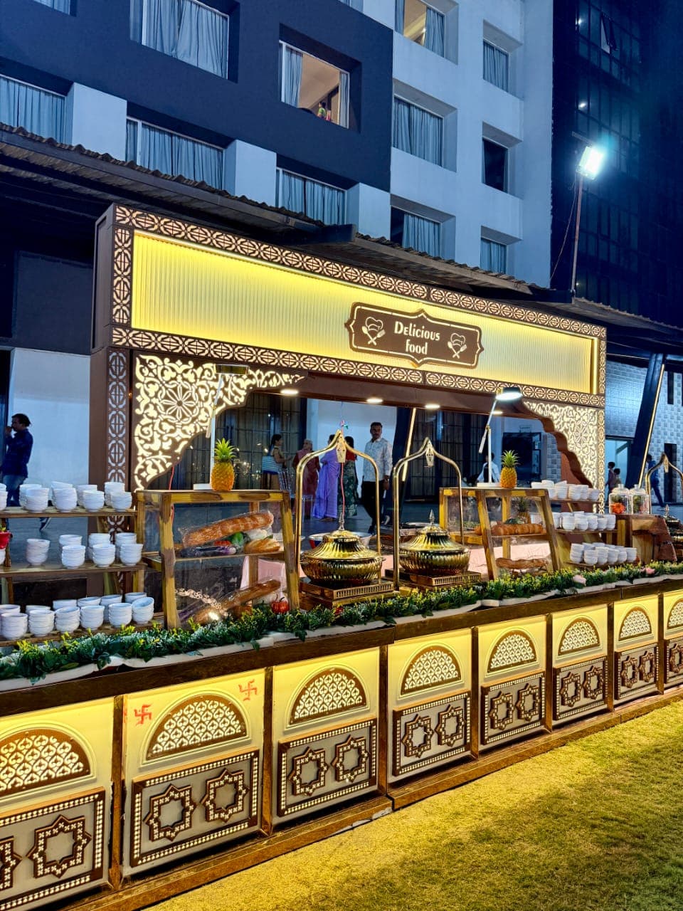 Décor and table styling from a live function — Prachiti Caterers, Indore