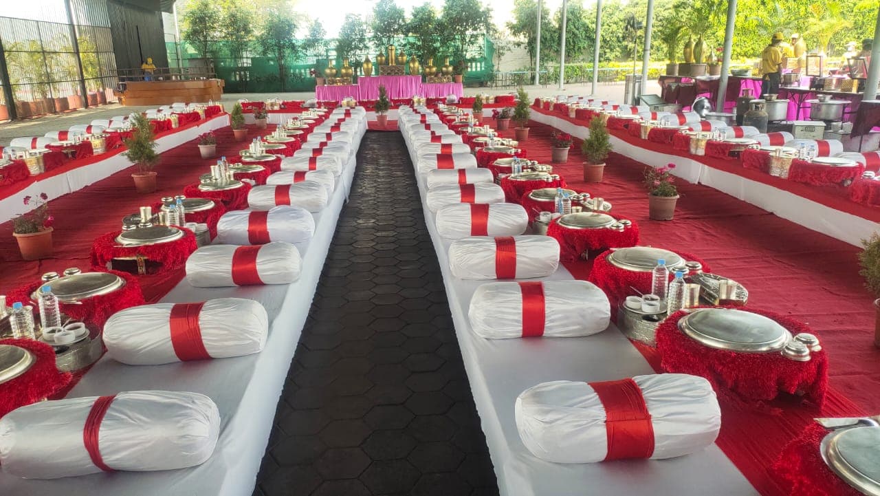 Event décor styling by the Prachiti Caterers team — Prachiti Caterers, Indore
