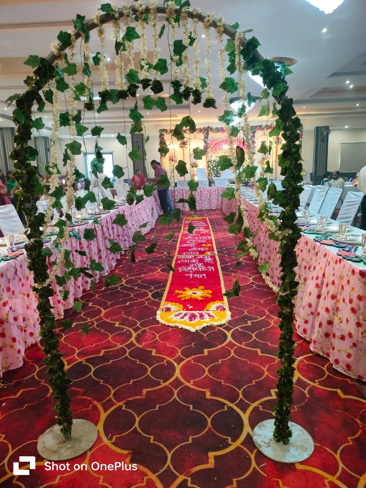 Décor detail from a recent Prachiti Caterers function — Prachiti Caterers, Indore