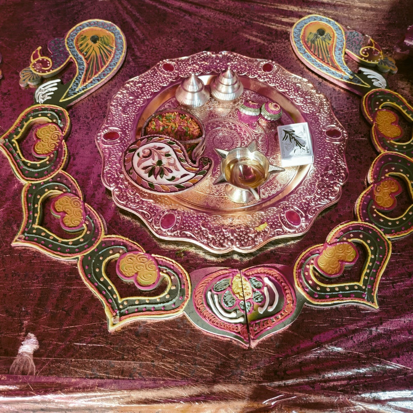 Stage and hall décor at a recent celebration — Prachiti Caterers, Indore