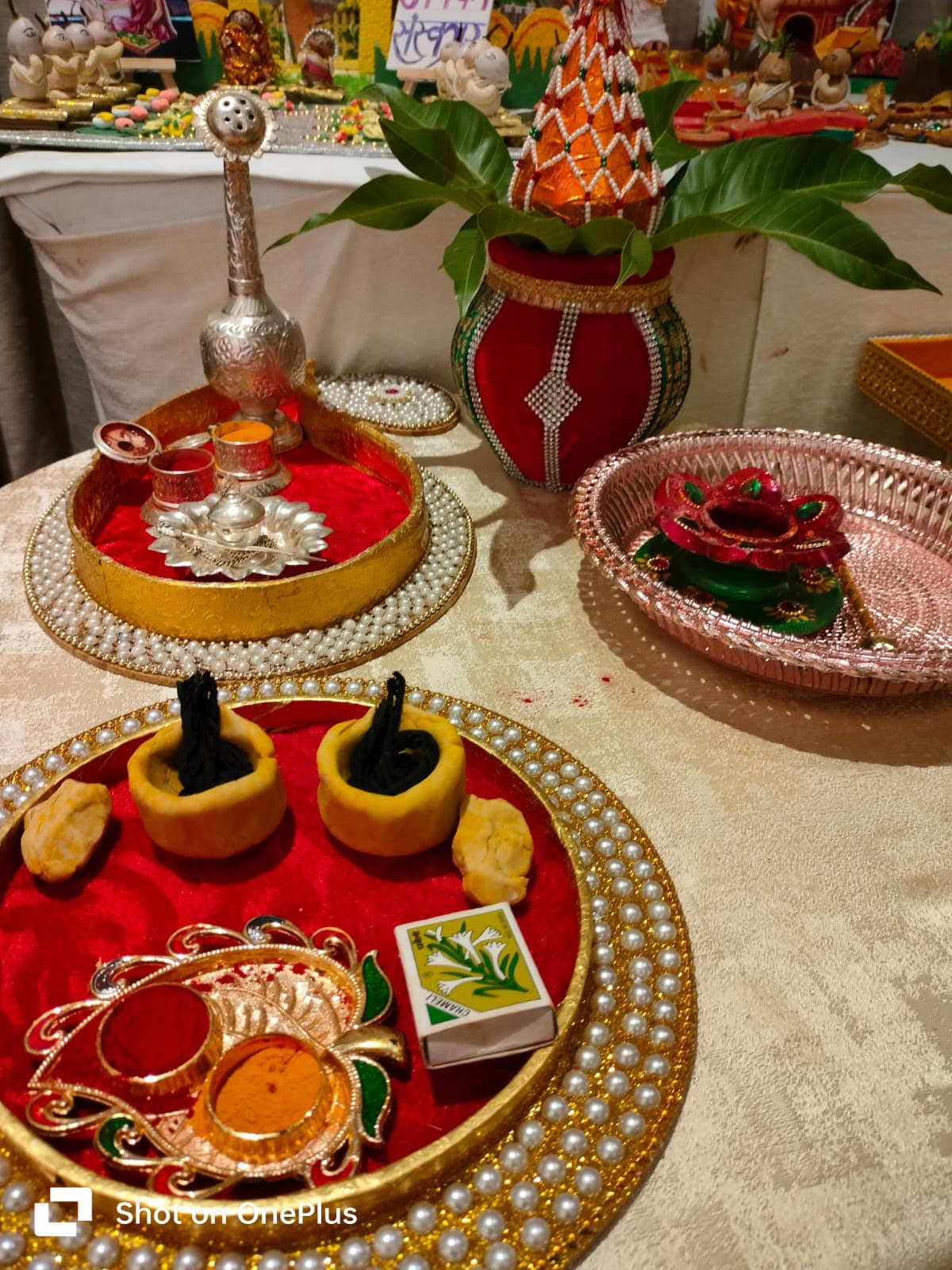 Stage and hall décor at a recent celebration — Prachiti Caterers, Indore
