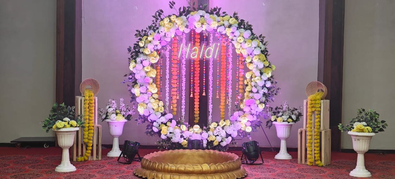 Event décor styling by the Prachiti Caterers team — Prachiti Caterers, Indore